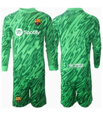 Barcelona Goalkeeper Replica Away Stadium Kit for Kids 2024-25 Long Sleeve (+ pants)